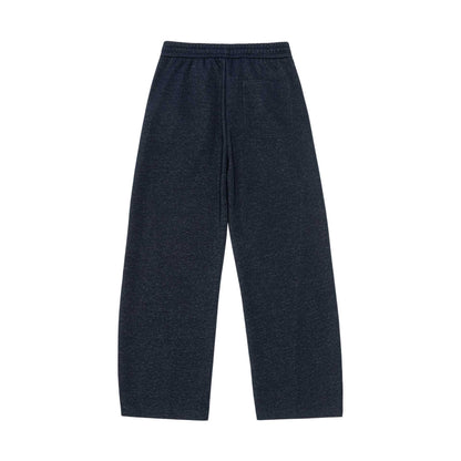 Women loosely cut sweat culottes with drawstring waistband and pleat seam EVA-US