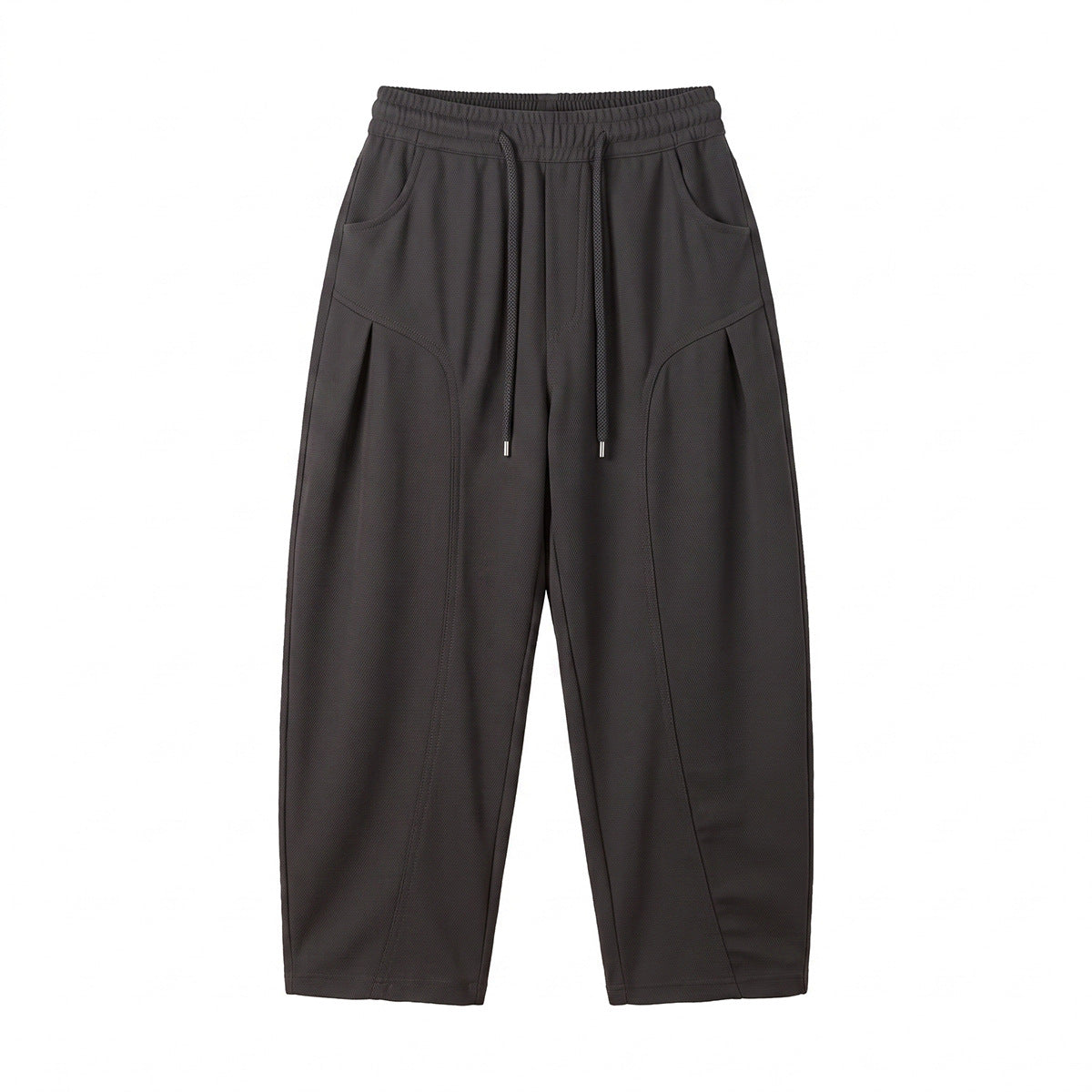 Women Relaxed-Cropped Jogpant with drawstring, side pleats and inset pockets EVA-US