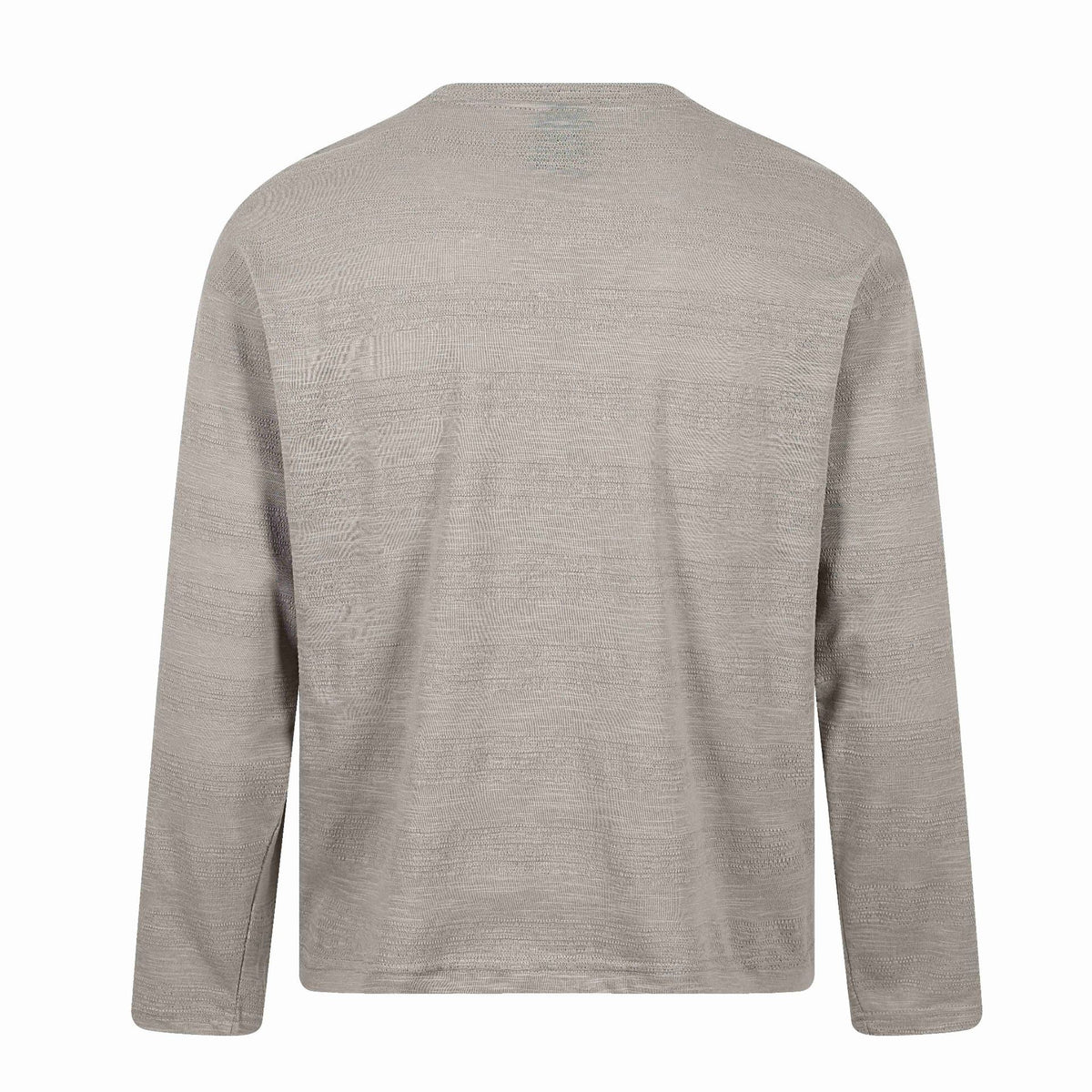 Unisex Oversized-Long Sleeve Shirt made of Slub Jersey with Floral Print EVA-US