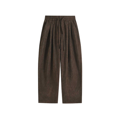 Ladies Wide Palazzo Pants with Elastic Waistband, Drawstring and Side Pockets EVA-US