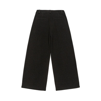 Women's Wide Culotte Pants with Pleats and High Waist EVA-US