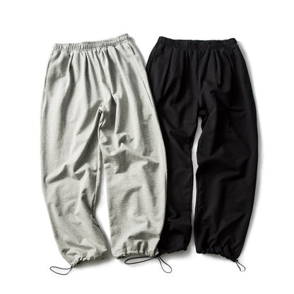 Unisex Relaxed-Fit Jogging Pants with Elastic Waistband, Drawstring and Adjustable Hem
