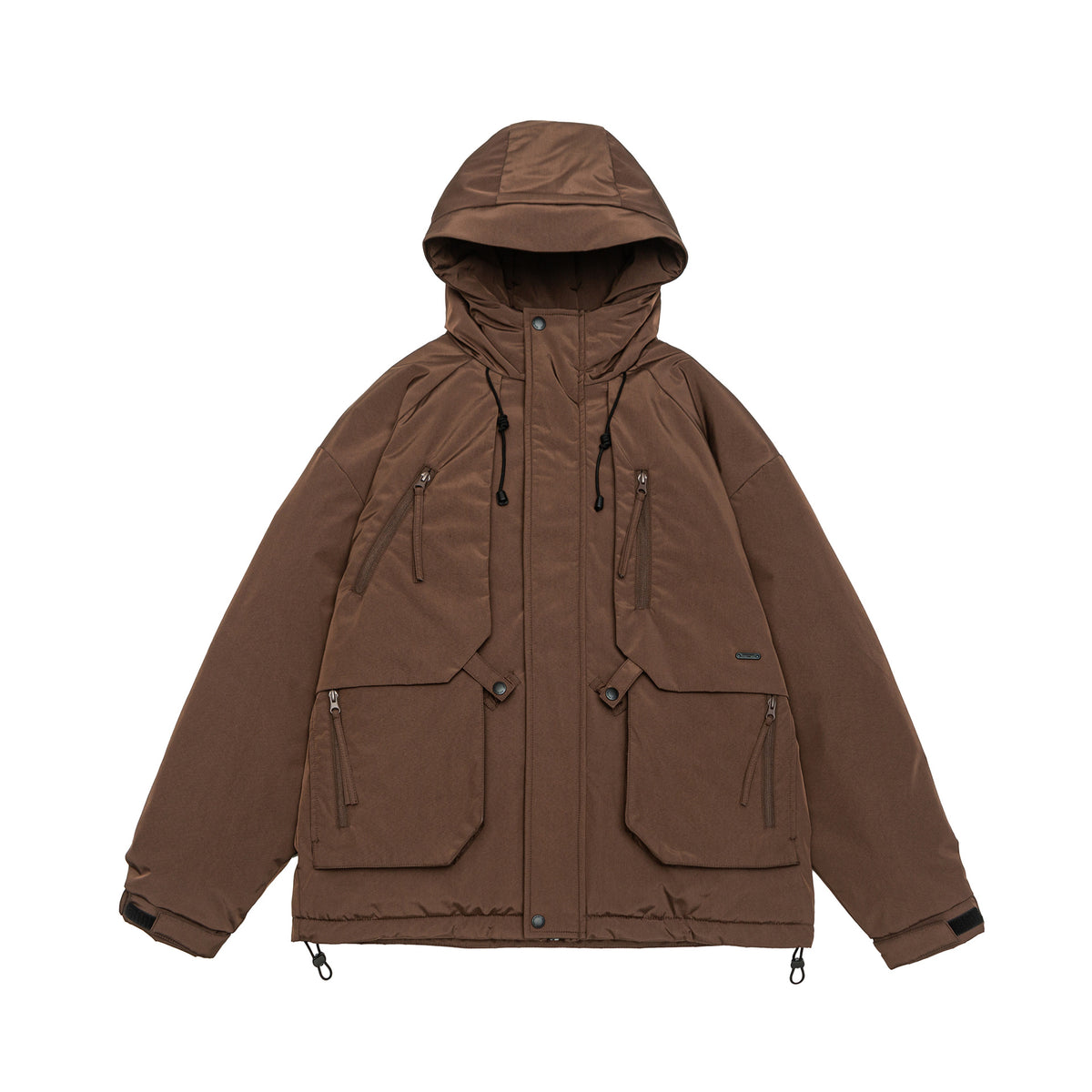 Men's Technical Winter Parka with Hood and Multifunctional Pockets EVA-US
