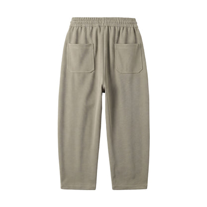 Women Relaxed-Cropped Jogpant with drawstring, side pleats and inset pockets EVA-US