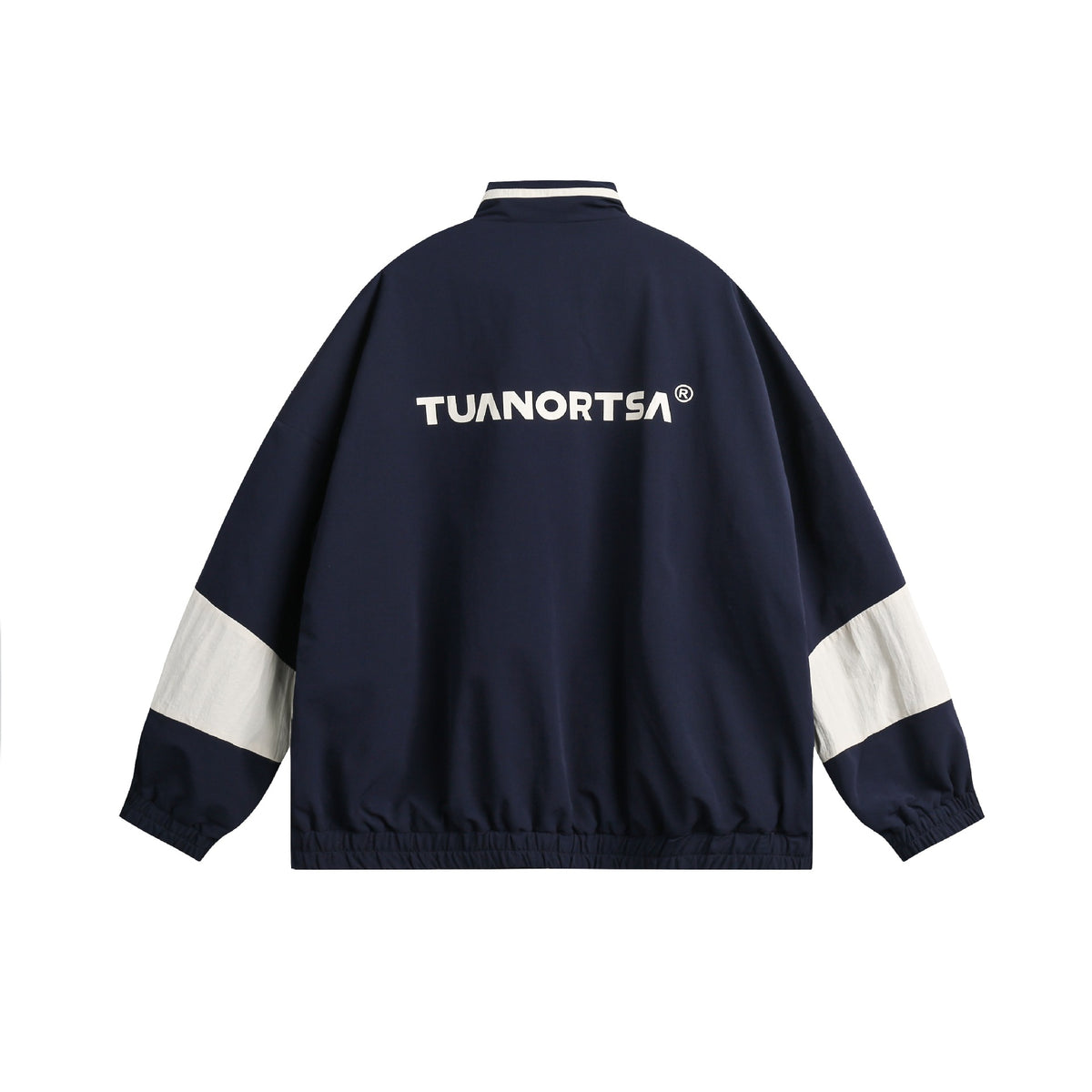 Unisex Boxy-Colorblock-Training Jacket with high stand-up collar EVA-US