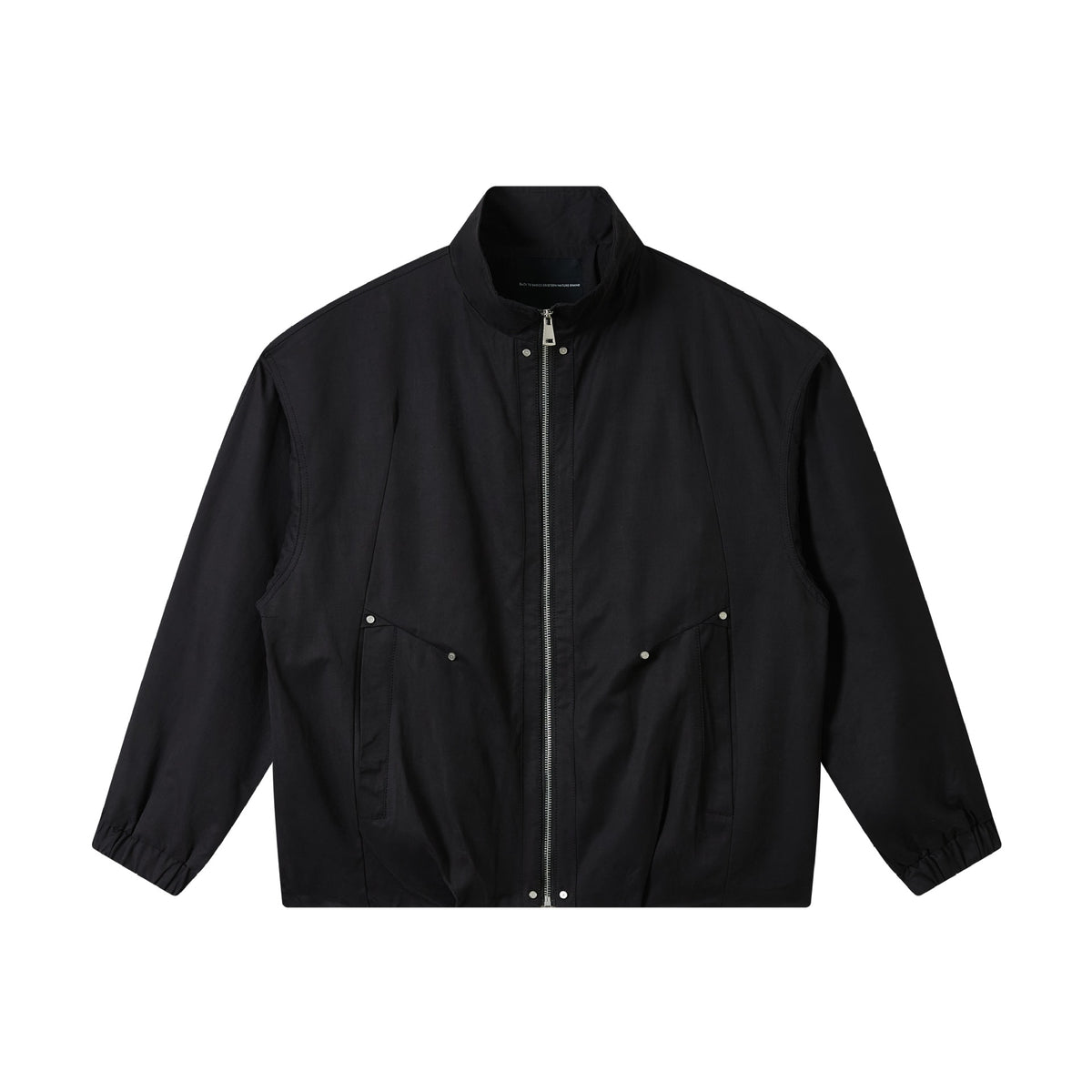 Men's short-cut utility blouson with high funnel collar and flap pockets EVA-US