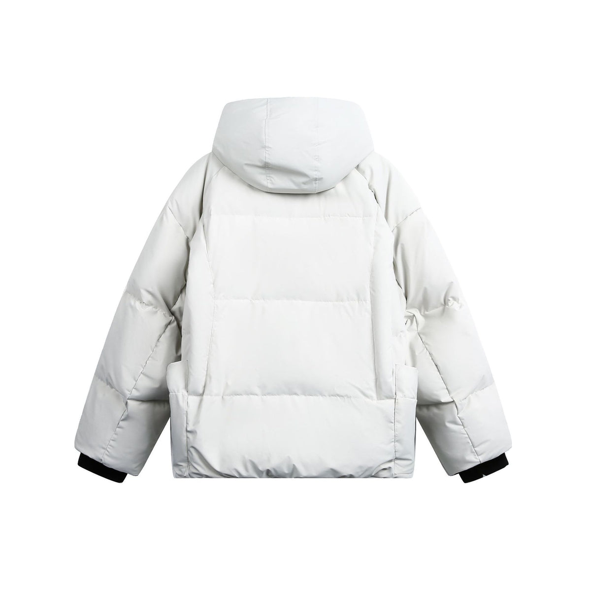 Ladies wide-cut padded parka with high collar, hood, and cargo pockets EVA-US