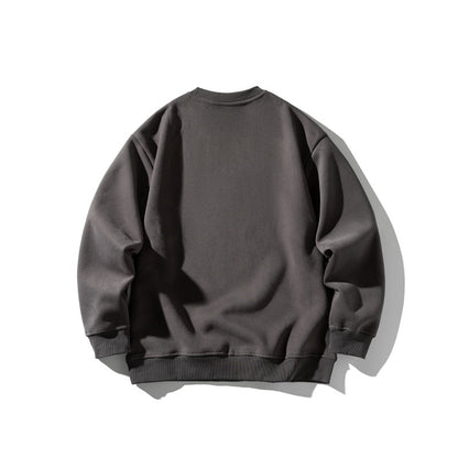 Unisex Oversize Sweatshirt with raglan sleeves and textured side panels EVA-US