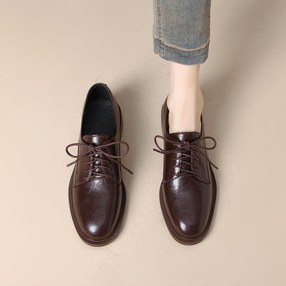 Women's Classic Leather Lace-up Shoes EVA-US