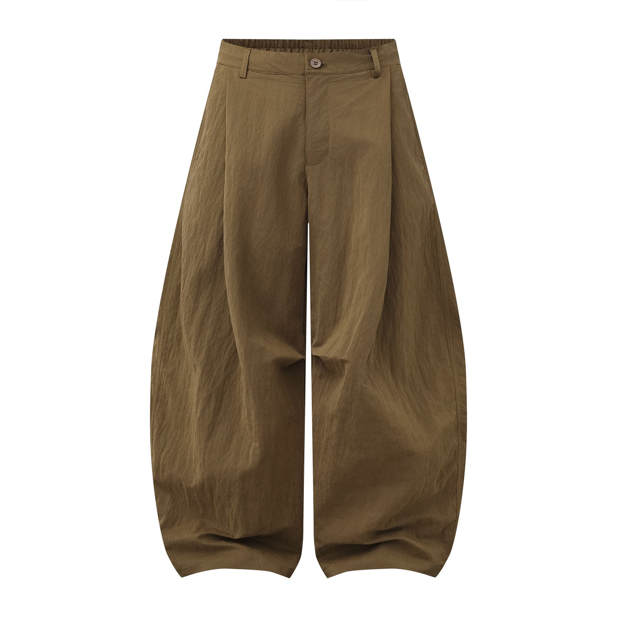 Women's Wide Culotte Pants with High Waist and Structured Cotton Blend EVA-US