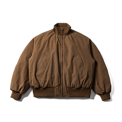 Men's boxy padded short jacket with ribbed collar and ergonomic side pockets EVA-US