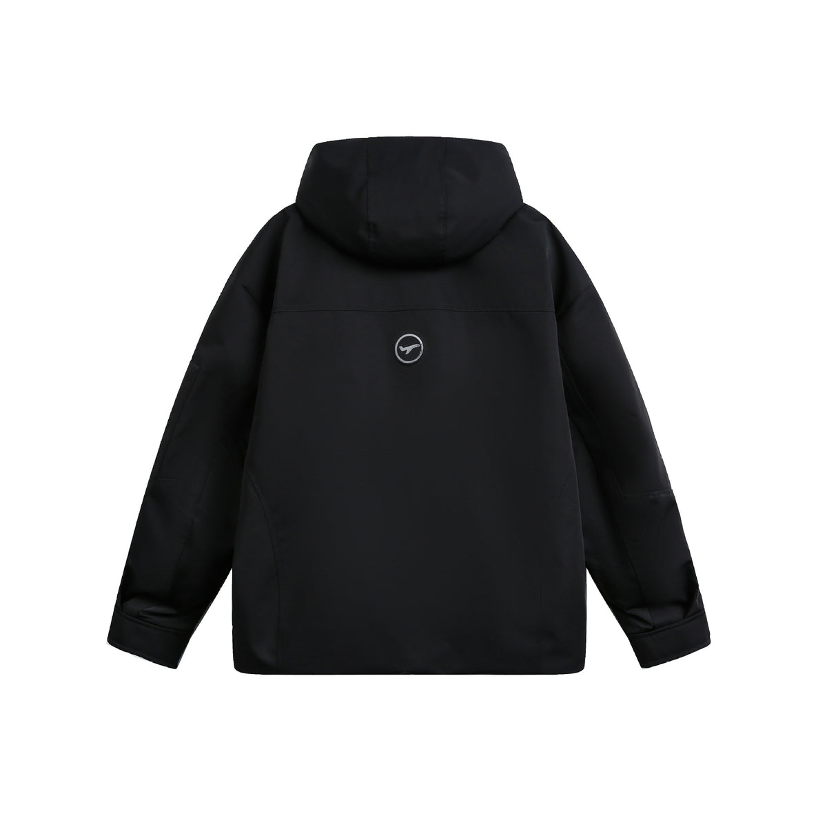 Unisex Technical Padded Winter Parka with High Hood and Multiple Zipper Pockets EVA-US