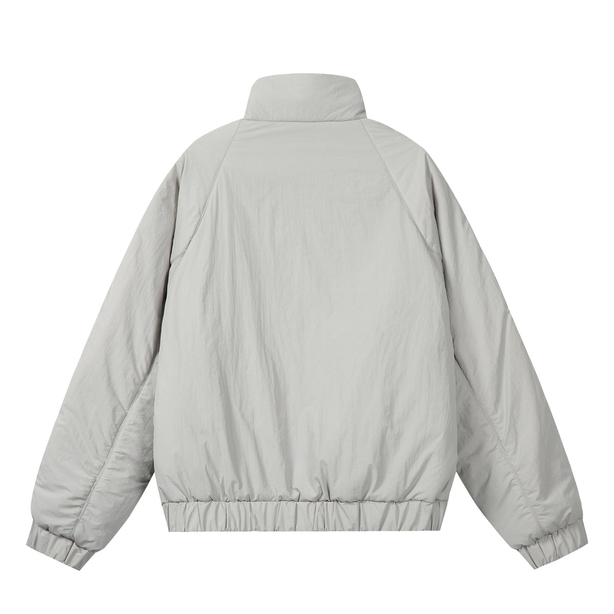 Unisex Boxy-padded Short Jacket with voluminous Funnel Collar EVA-US
