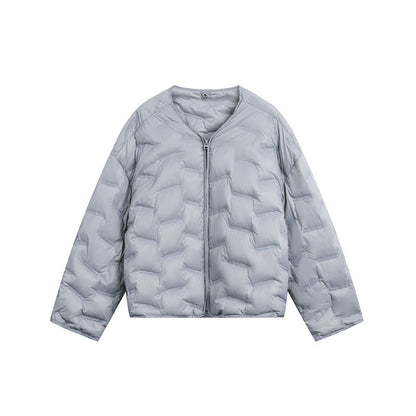 Unisex Oversize Hooded Sweat Jacket with Zipper, Side Pockets and Lined Hood EVA-US