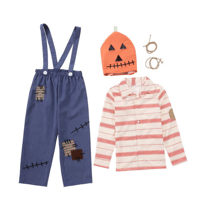 Children's Costume as Pumpkin Farmer EVA-US