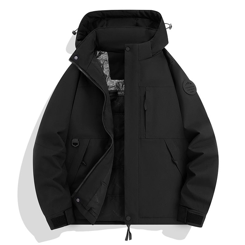 Men's Waterproof and Breathable Softshell Outdoor Jacket EVA-US