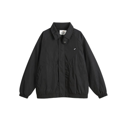 Unisex Boxy Transitional Blouson with Stand Collar and Elastic Hem EVA-US