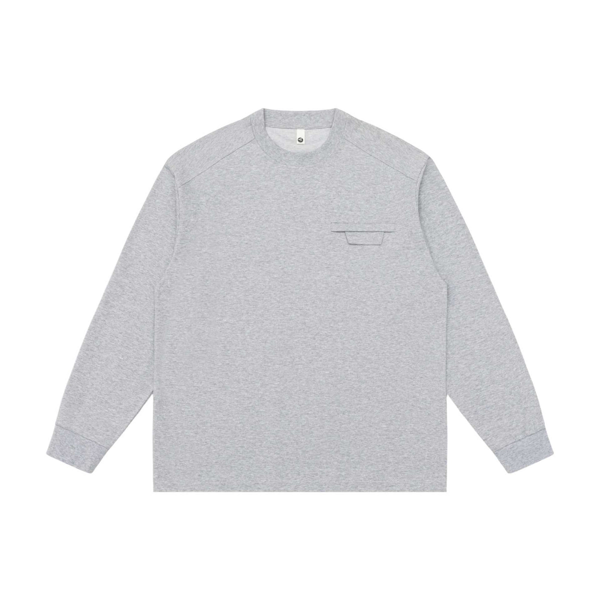 Unisex Oversize Sweatshirt with raglan sleeves and concealed chest flap EVA-US
