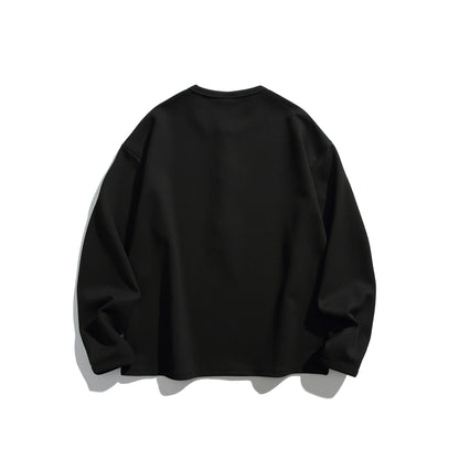 Unisex Waffle Knit Henley Shirt with Button Placket and Round Neck EVA-US