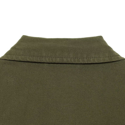 Women's Cropped Field Jacket with full-length zipper, flap pockets, and drawstring waist EVA-US
