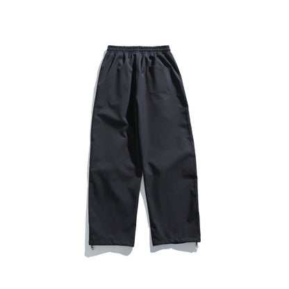Men's cargo pants with elastic waistband, knee panels, and zip hem EVA-US