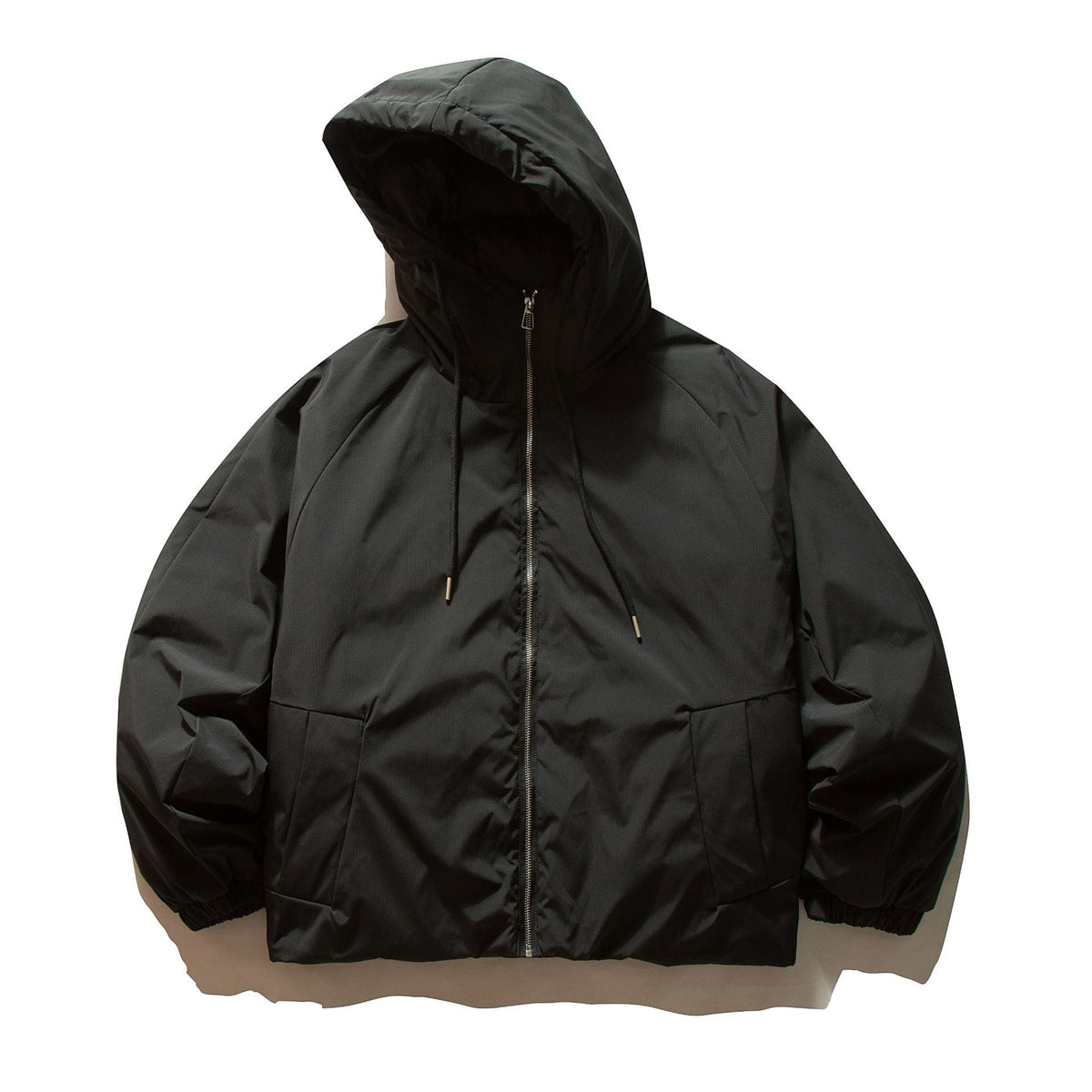 Unisex Boxy quilted hooded jacket with thermal insulation and elastic cuffs EVA-US