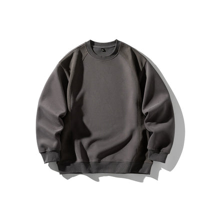Unisex Oversize Sweatshirt with raglan sleeves and textured side panels EVA-US