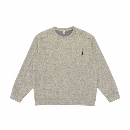 Unisex Structured Round Neck Sweatshirt with Raglan Sleeves and Ribbed Hem EVA-US