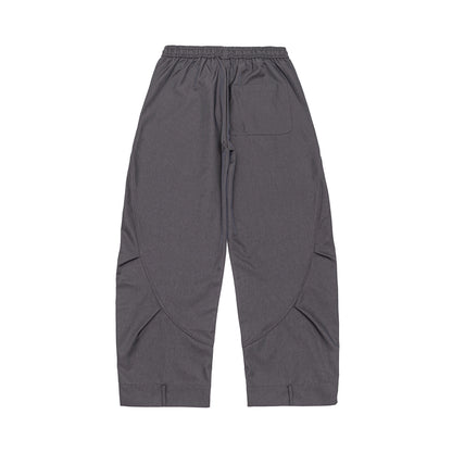Men's Cargo Jogging Pants with Elastic Waistband, Drawstring, and Side Flap Pockets EVA-US