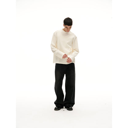 Unisex Oversize Sweatshirt with raglan sleeves and minimalist dividing seams EVA-US