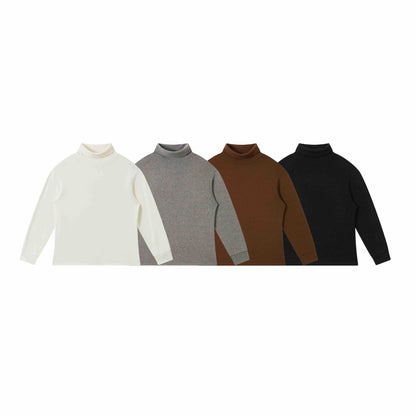 Women finely structured turtleneck sweater made of cotton blend with raglan sleeves EVA-US