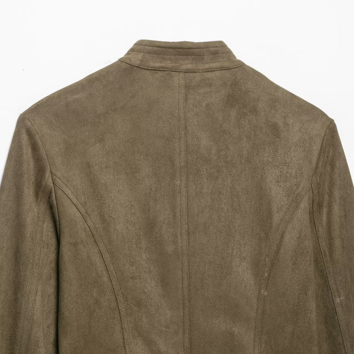 Women's Cropped Velvet Jacket with Military Decorative Cord and Tailored Cut EVA-US