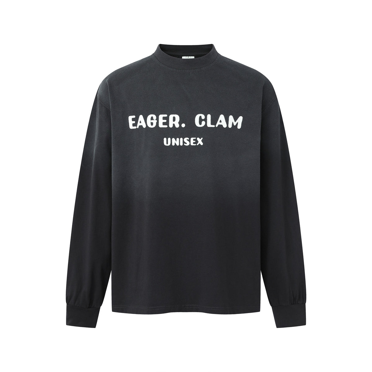 Unisex Oversize Sweatshirt with Mock Neck and Statement Print EVA-US