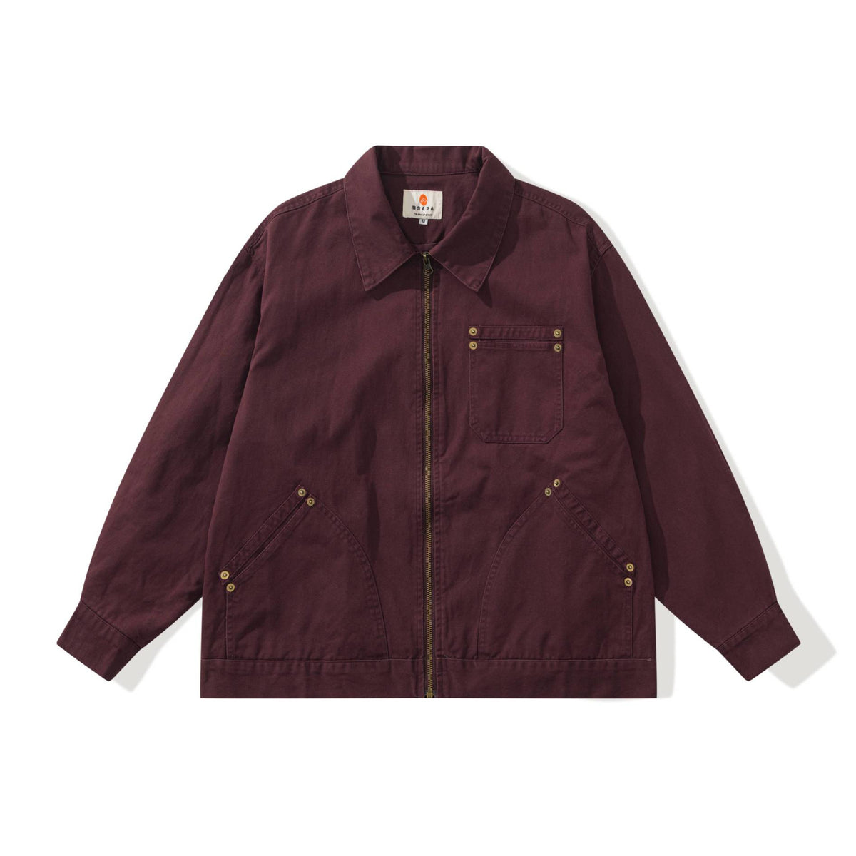 Unisex Boxy-Worker jacket made of durable twill with metal zipper and multitasking pockets EVA-US