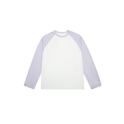 Unisex Raglan-Long Sleeve Shirt made of lightweight cotton blend with waffle texture EVA-US