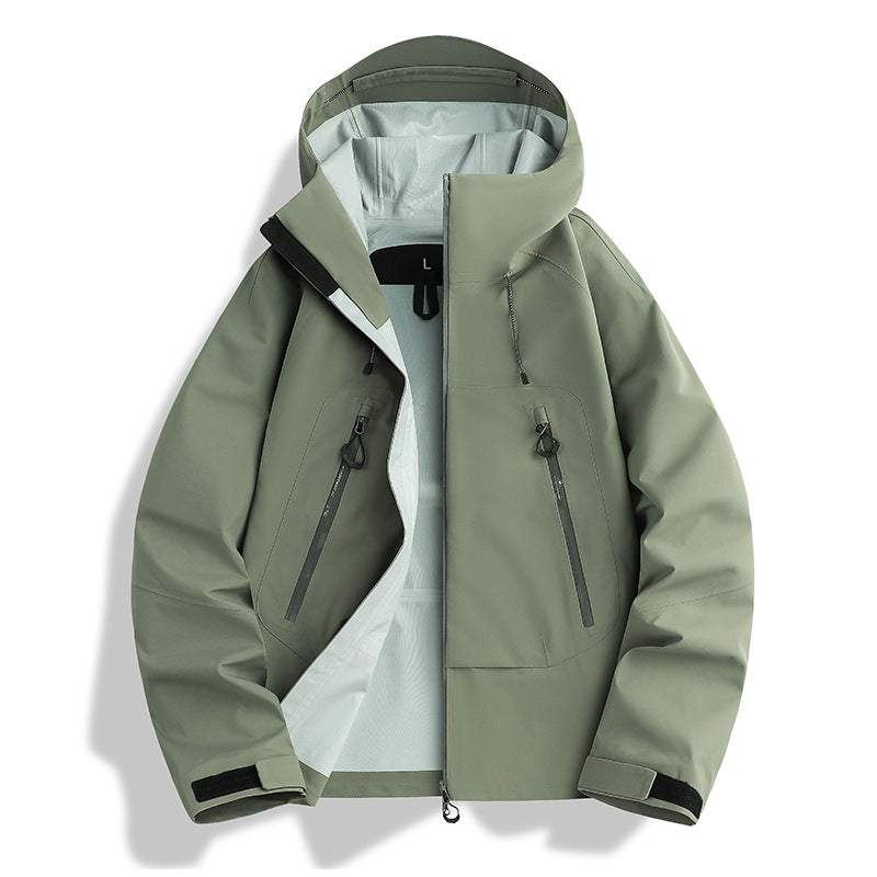 Men's waterproof softshell jacket with removable quilted inner jacket EVA-US