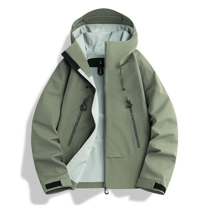 Men's waterproof softshell jacket with removable quilted inner jacket EVA-US