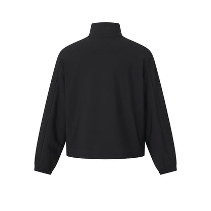 Unisex Short cut lightweight softshell jacket with stand-up collar and elastic cuffs EVA-US