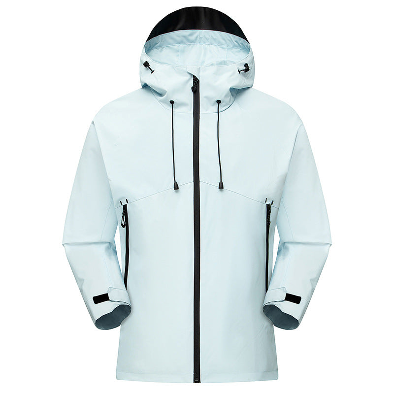 Men's Waterproof High-Visibility Shell Parka with Breathable Membrane, Adjustable Hood and Ventilation EVA-US