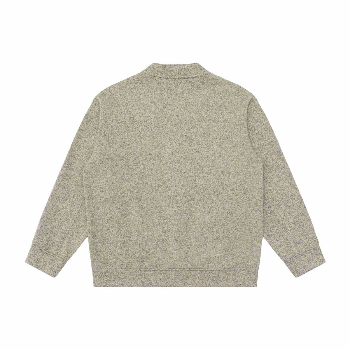 Unisex V-Neck Cardigan with textured knit and patch pockets EVA-US