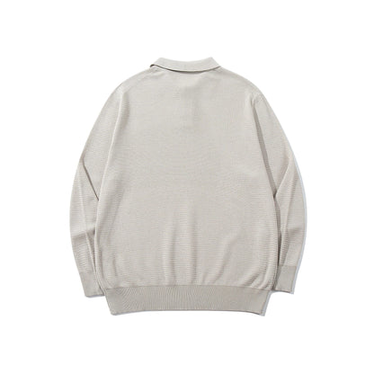Unisex Waffle Knit Polo in Relaxed Fit with Triple Button Placket and Ribbed Hem EVA-US