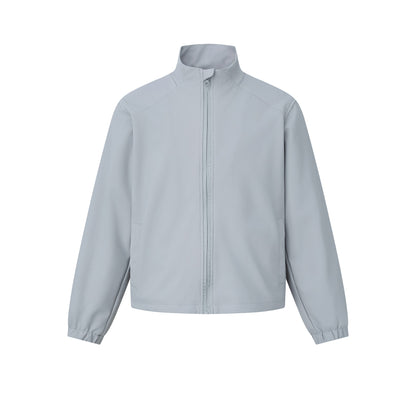 Unisex Short cut lightweight softshell jacket with stand-up collar and elastic cuffs EVA-US