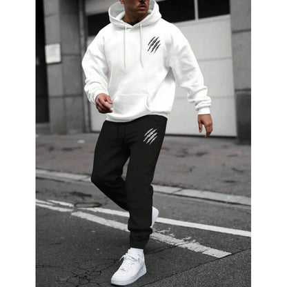 Men's tracksuit with modern graphic design and practical pockets EVA-US