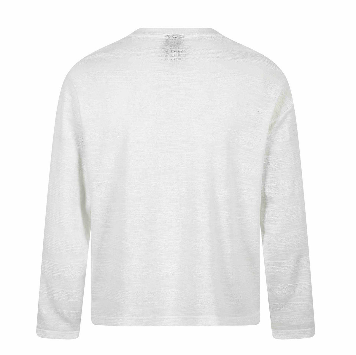 Unisex Oversized-Long Sleeve Shirt made of Slub Jersey with Floral Print EVA-US