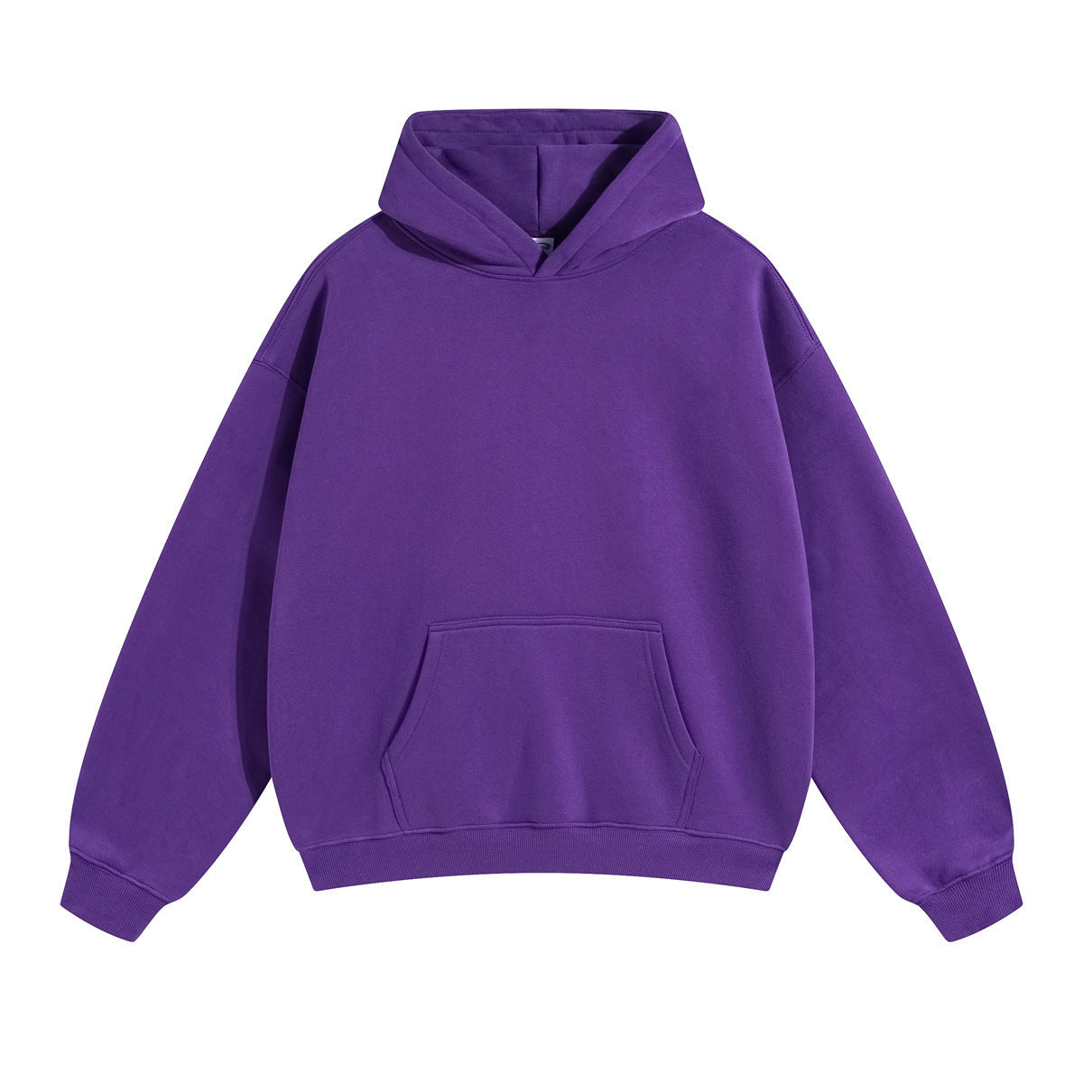 Unisex loose-fitting hoodie made of organic cotton with kangaroo pocket EVA-US