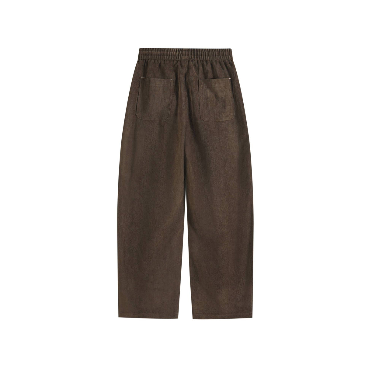 Ladies Wide Palazzo Pants with Elastic Waistband, Drawstring and Side Pockets EVA-US