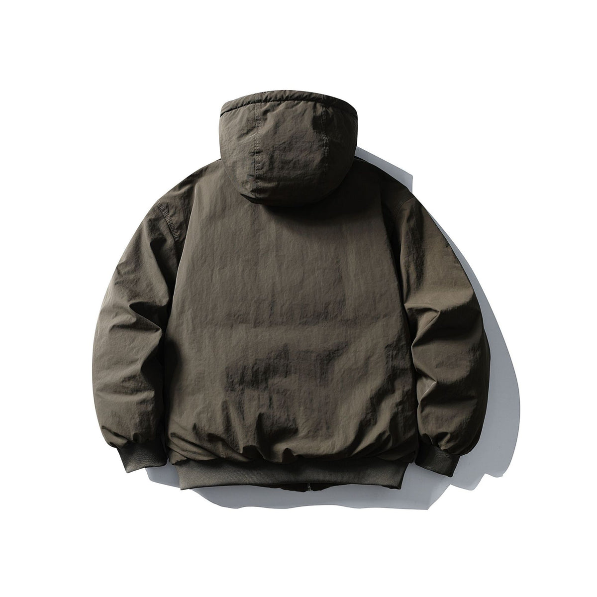 Unisex Boxy padded hoodie with kangaroo pocket and ribbed cuffs EVA-US