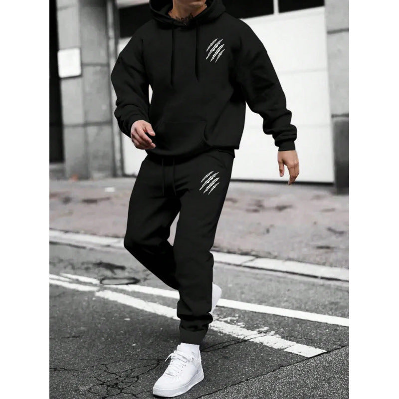 Men's tracksuit with modern graphic design and practical pockets EVA-US