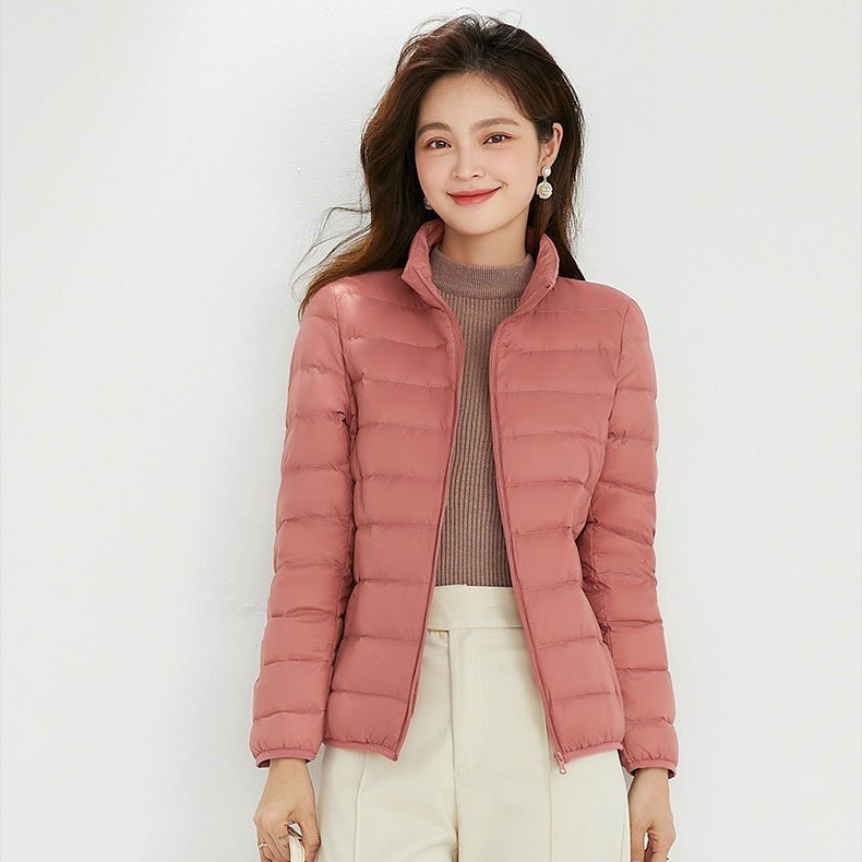 Women's Ultra-light Quilted Hooded Jacket with Ultra-flat Thermal Wadding EVA-US