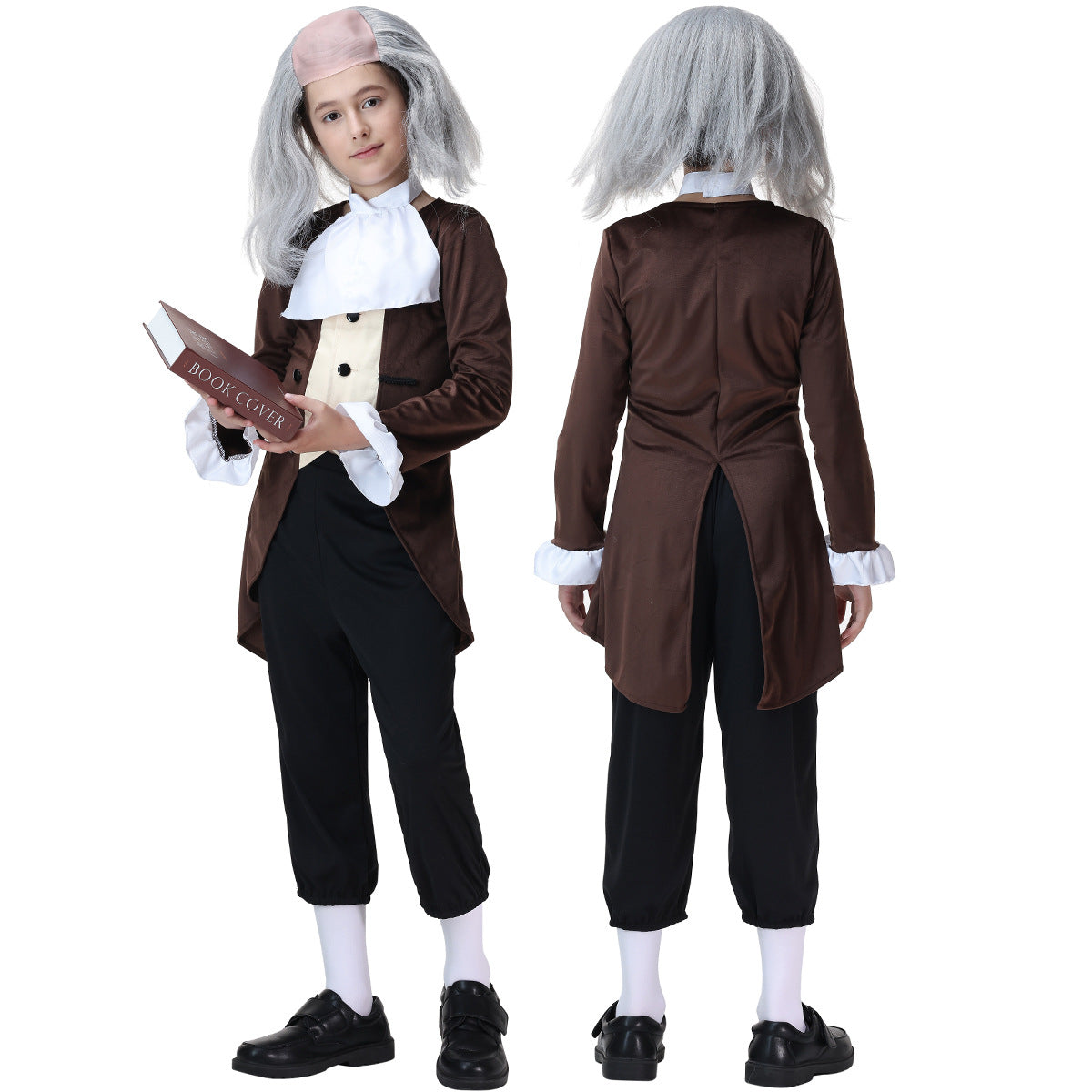 Men's historical costume with elegant tailcoat and baggy trousers EVA-US